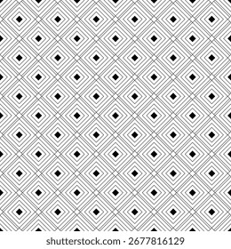 Minimalist abstract seamless pattern with outline design for modern creative projects