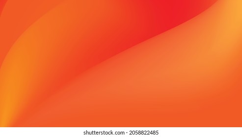 Minimalist abstract smooth orange rush background