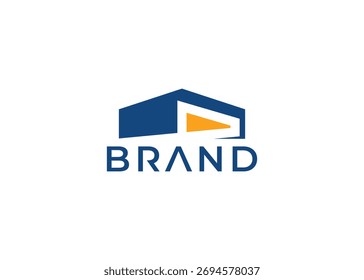 Logotipo de almacenamiento abstracto minimalista Plantilla 