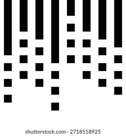Plano de Fundo Artístico Decorativo Abstrato Minimalista Listra Quadrado Vertical