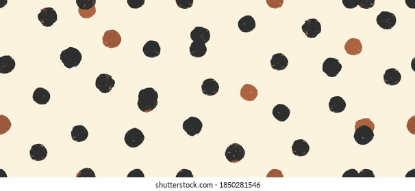 Minimalist Abstract Trendy Dot Pattern. Fashionable Template For Design.