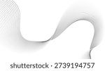 Minimalist Abstract Vector Background with Elegant Black Flowing Wave Lines on White; Modern Simple Graphic Design for Corporate Stationery, Professional Web Header, and Clean Digital Wallpaper