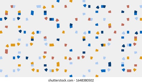 Minimalist abstract vector pattern design made with simple geometric linear graphics on white background 