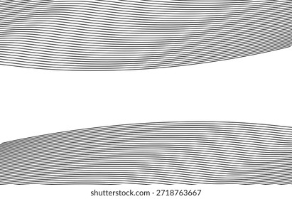 Padrão de linha de onda abstrata minimalista no plano de fundo branco