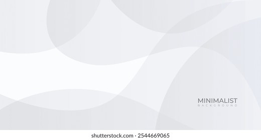 Fundo branco abstrato minimalista com cor gradiente e decoração de linha dinâmica artística