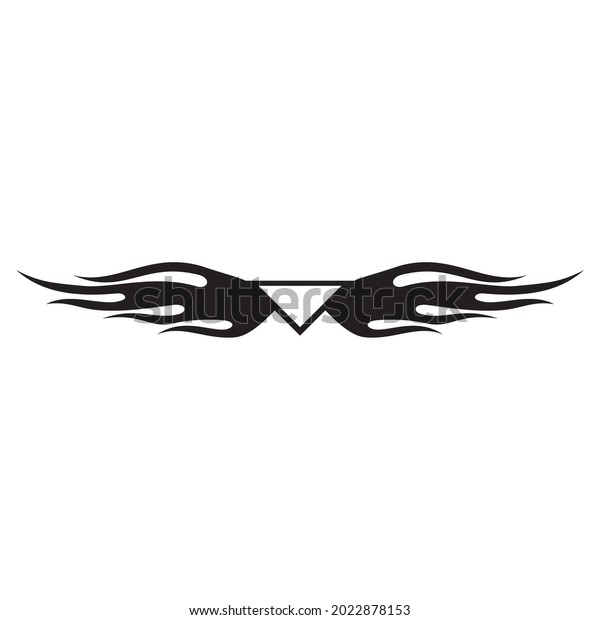 Minimalist Abstract Wing Design Logo Stock Vector (Royalty Free ...