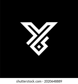 minimalist abstract y logo design