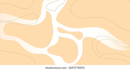 Plano de fundo amarelo abstrato minimalista com curvas de fluxo suaves e formas de gradiente suaves. Projetado com tons dourados quentes que criam uma sensação elegante e moderna, perfeito para banners, apresentações,