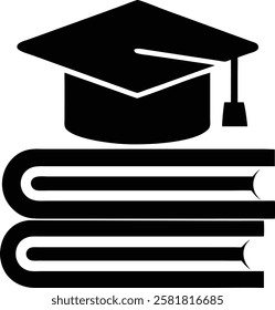 Minimalist Academic Achievement Icon VECTOR