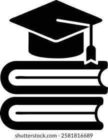 Minimalist Academic Achievement Icon VECTOR