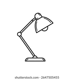 Mesa ajustável minimalista Lâmpada Line Art
