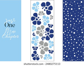 Minimalist Aesthetic Nature Inspired Modern Stylish Trendy Floral Bookmark Designs