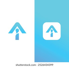 Minimalist AI Symbol Vector Design