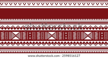 Minimalist Al Sadu Pattern with Intricate Linework