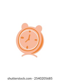 Minimalist alarm clock with clean lines and simple numbers, modern and elegant