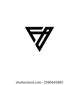 Minimalist Alphabet Letters Initial Monogram IF FI Logo