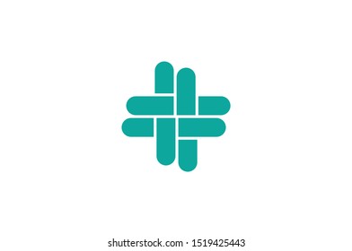 Minimalist Amazing Woven Logo Vector Editable 