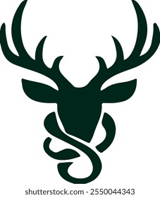 Minimalist animal logo design in vector format, perfect for branding, merchandise, and digital projects. This design features clean lines and a modern aesthetic, ensuring versatility and scalability f