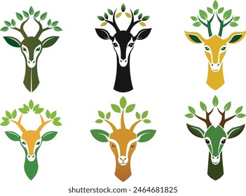 Minimalist animal logo vector illustration