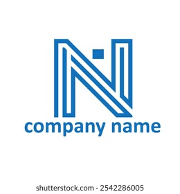 With a minimalist approach, the 'N' text logo conveys a professional and clean image.
