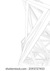 Minimalist Architectural Urban Skyline with Contemporary Buildings	
