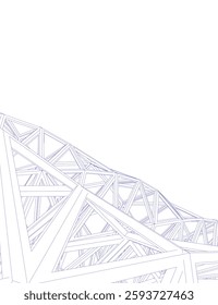 Minimalist Architectural Urban Skyline with Contemporary Buildings	
