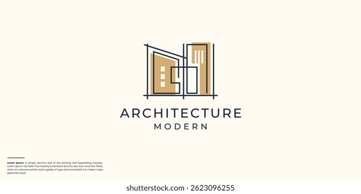 minimalist architecture build logo inspiration.