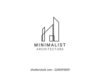 Minimalist Architecture Logo Design Template