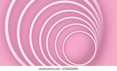 Minimalist Art with Overlapping Circles and Layers, Featuring Sleek, Soothing Elements and Pure Harmony.