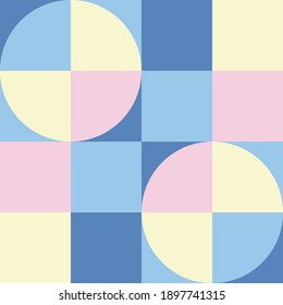 Minimalist art poster with simple shapes.