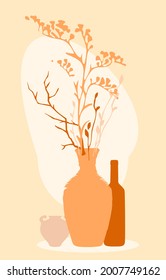 A minimalist artwork in light colors ready for print. Can be a nice decor in any interior
