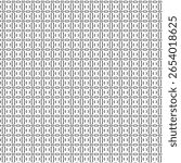 Minimalist ASCII art pattern with abstract digital symbols and lines forming a futuristic tech-inspired seamless texture. Great for tech or coding backgrounds.