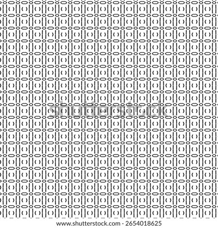 Minimalist ASCII art pattern with abstract digital symbols and lines forming a futuristic tech-inspired seamless texture. Great for tech or coding backgrounds.