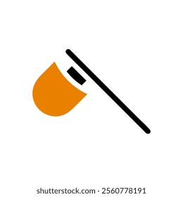 Minimalist Axe Icon. Concept of tools, labor, and craftsmanship.