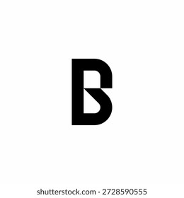 Minimalista 'B' formado por linhas paralelas elegantes, representando velocidade, tecnologia e conectividade de dados.