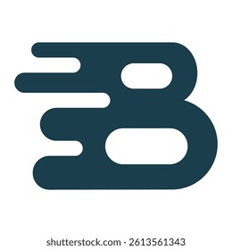 Minimalist B Letter Logo Design Vector Illustration