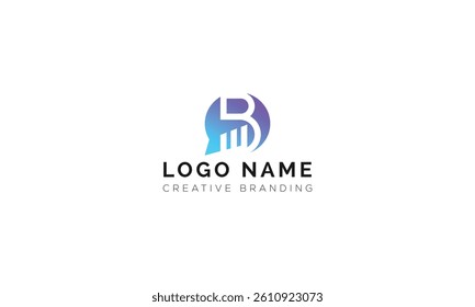 Minimalist B Logo for Branding and Identity.