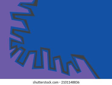 Minimalist background with abstract building silhouette pattern