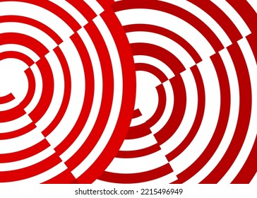 Minimalist background with abstract circular lines pattern