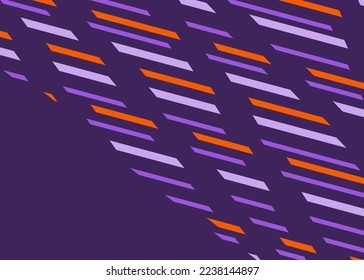 Minimalist background with abstract colorful diagonal stripes pattern and with some copy space area