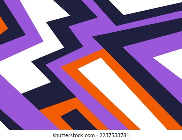 Minimalist background with abstract colorful square line pattern