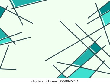 Minimalist background with abstract colorful square pattern and with some copy space area