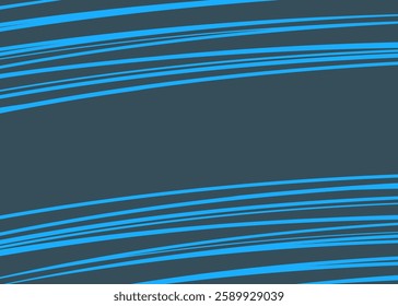 Minimalist background with abstract curved stripe pattern and with some copy space area