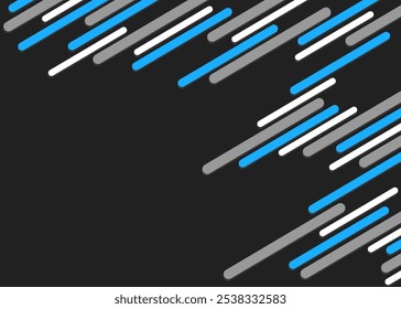 Fondo minimalista con patrón de rayas diagonales abstractas y con un poco de espacio de copia