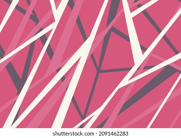 Minimalist background with abstract geometric lines pattern. Abstract interior wallpaper