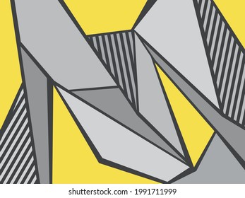 Minimalist background with abstract line pattern