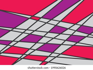 Minimalist background with abstract lines and some color