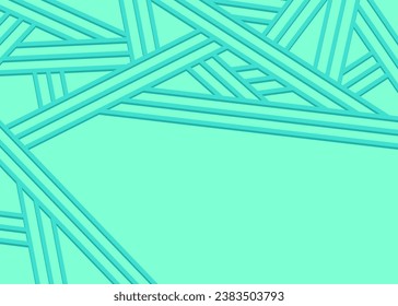 Minimalist background with abstract overlapping stripes pattern and with some copy space area