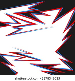 Minimalist background with abstract sharp and gradient lines pattern and with some copy space area