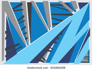 Minimalist background with abstract stripe pattern